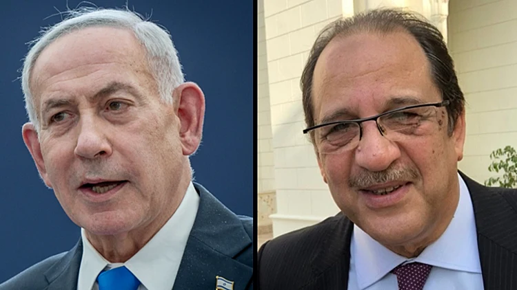 ראש המודיעין המצרי לשעבר עבאס כאמל, ראש הממשלה בנימין נתניהו