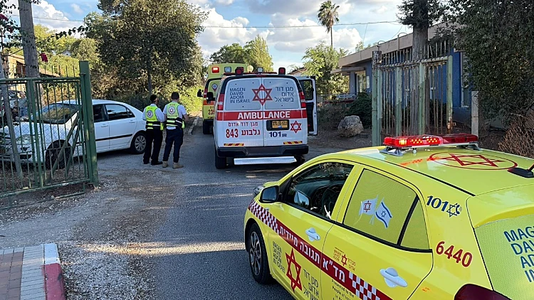 זירת התאונה בעמק יזרעאל