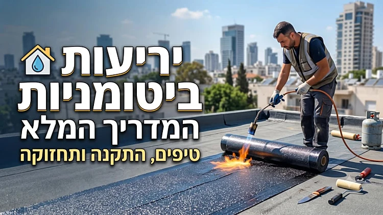 יריעות ביטומניות – המדריך המלא | רשת 13