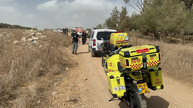 כוחות באזור מציאת הגופה בצומת גולני