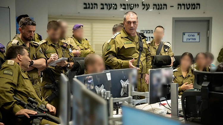 הרמטכ"ל אייל זמיר באימון מפקדות של אוגדת עזה