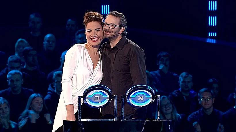 זיוה ושלומי גולדשמידט מתוך פרק 1 של דה וול, THE WALL