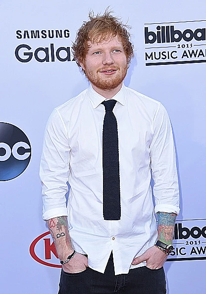 אד שירן הוא הזוכה הגדול של הטקס( גטי אימג)