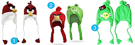 גלריית בגדי אנגרי בירדס לחורף - כובעים