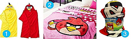 גלריית בגדי אנגרי בירדס לחורף -שמיכות פליז