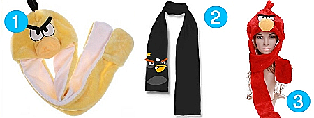 גלריית בגדי אנגרי בירדס לחורף - צעיפים