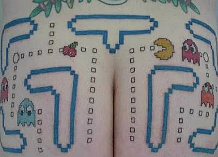 קעקוע גיק - פקמן