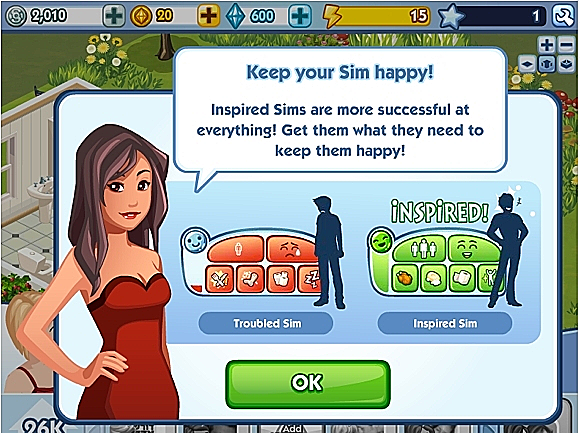 sims בפייסבוק