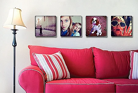 הדפסת תמונות אינסטגרם על קנבס