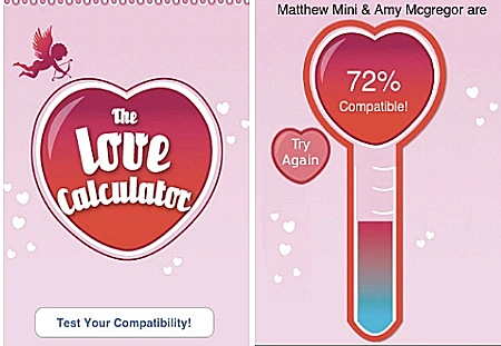 מחשבון אהבה לקשר