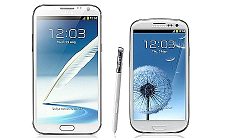 גלקסי נוט 2 מול גלקסי S3