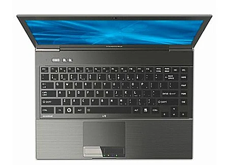 אולטרה בוק Z830 טושיבה מבט עילי