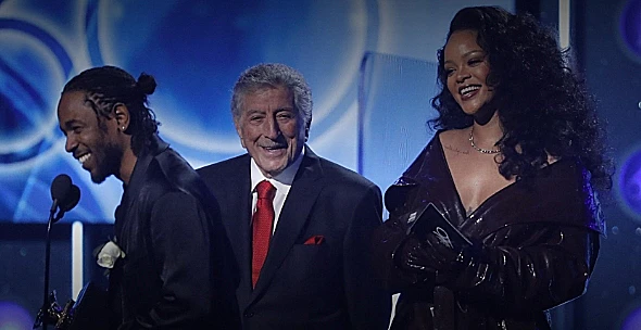 קנדריק למאר וריהאנה זוכים בפרס בטקס הגראמי