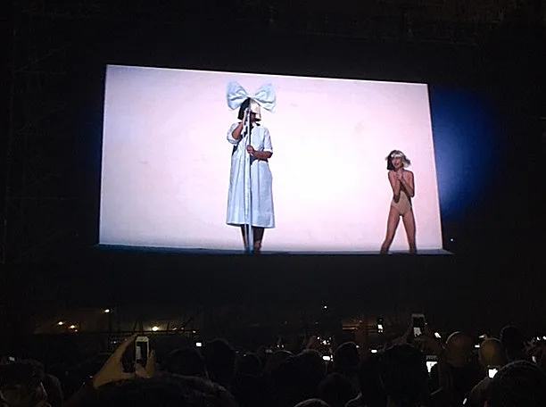 מתוך ההופעה של סיה