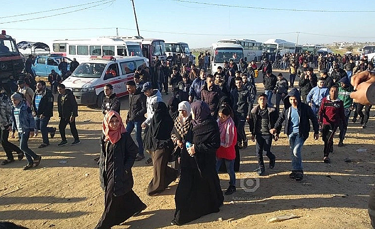 העימותים בעזה, אתמול