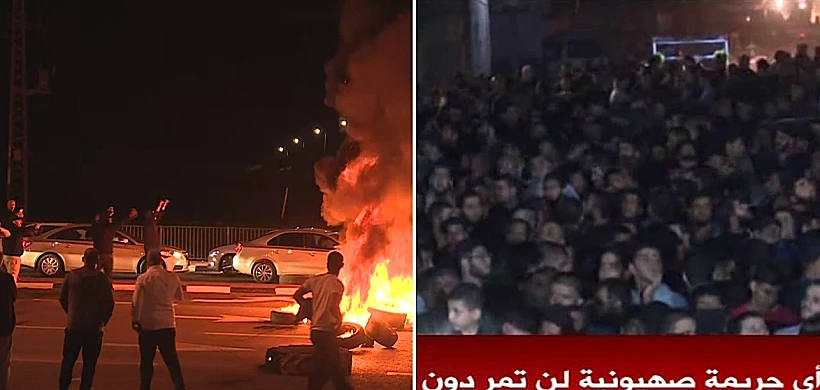 חגיגות בעזה מול הפגנות מחאה בשדרות