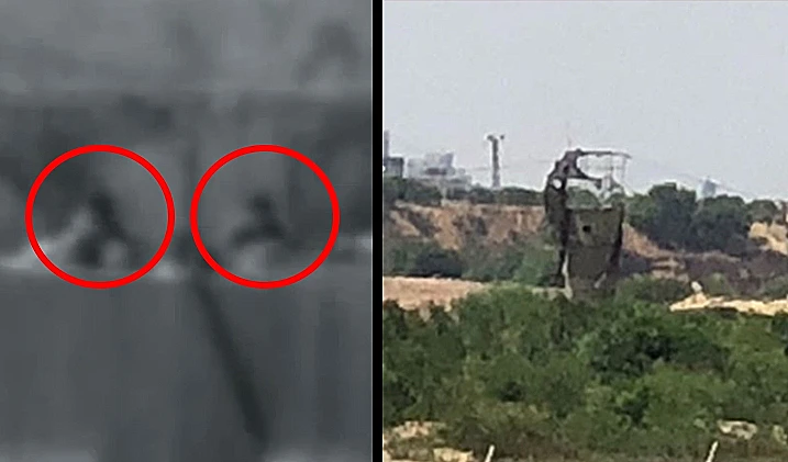 עמדת חמאס שהותקפה ע