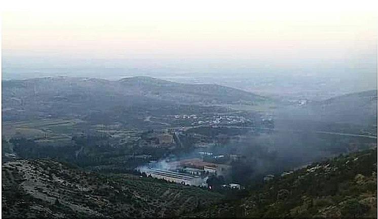 אזור התקיפה בסוריה