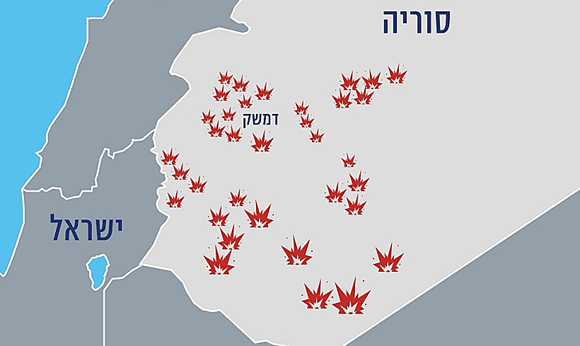 מפת התקיפות של צה