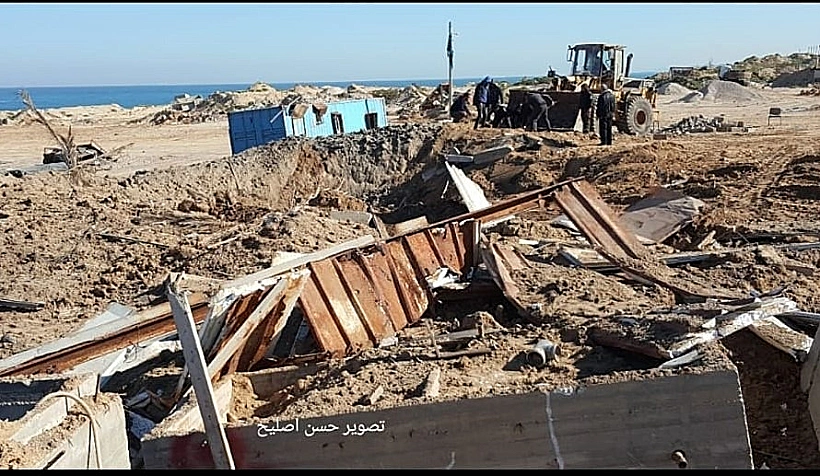תיעוד הרס תקיפת צה