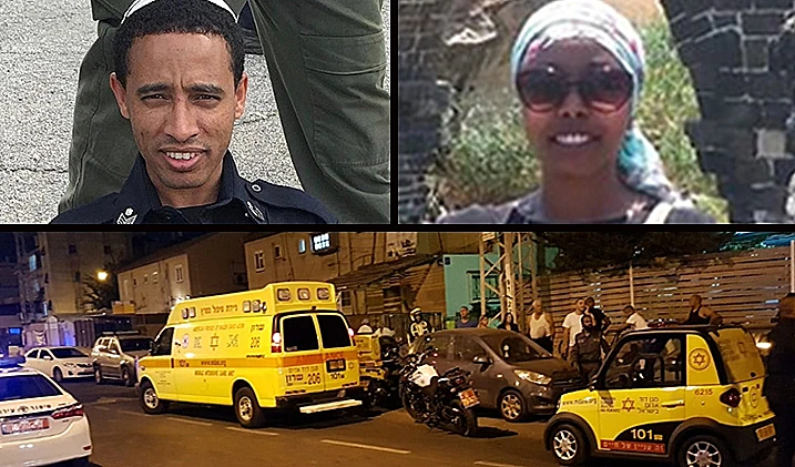 זירת האירוע שבו נורתה למוות אנגווץ