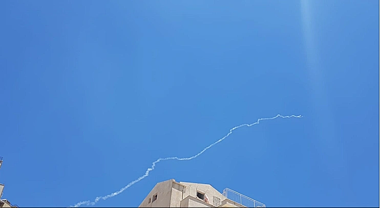 היירוט מעל שמי צפת