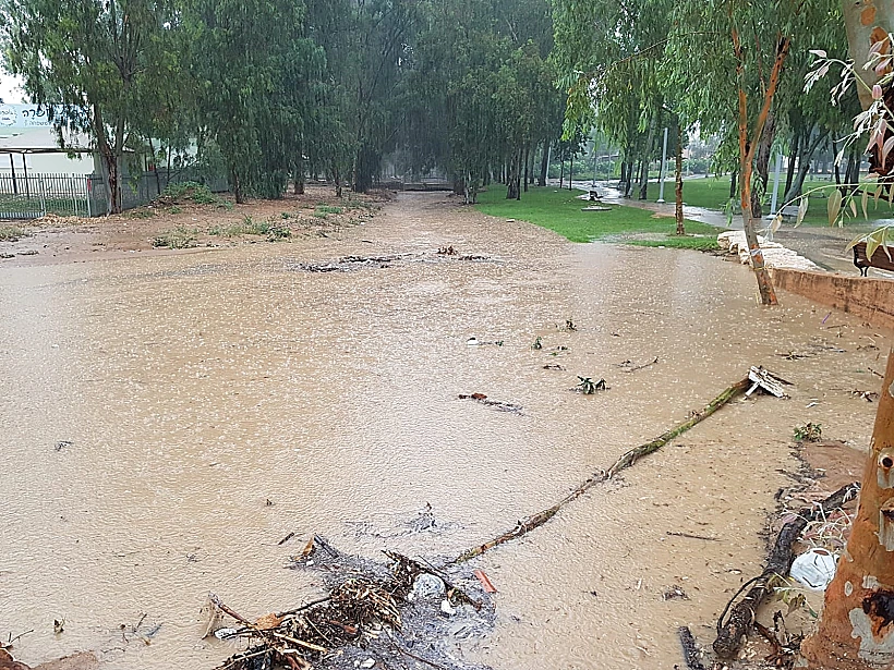 הצפה בשדרות