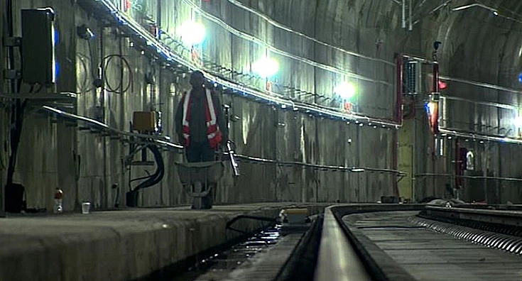 העבודות על הרכבת המהירה לירושלים (חדשות עשר)