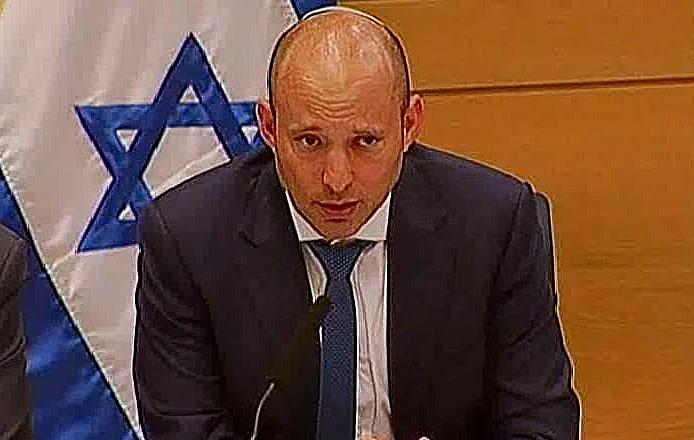 שר החינוך נפתלי בנט במהומה בוועדת החינוך בכנסת