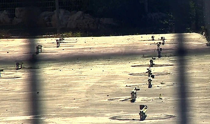 האזור בבית העלמין בחיפה בו קבורים הנפלים