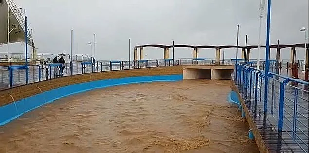 זרימה חזקה של נחל געתון