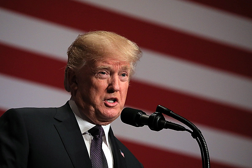 דונלד טראמפ בנאום מדיניות הביטחון הלאומי