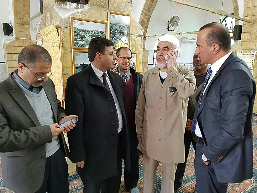 השיח ראאד סלאח חוזר הביתה מהכלא באוטובוס