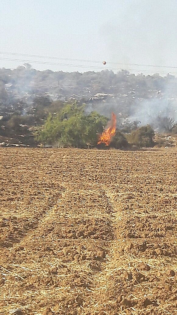 שריפה ביער חרובית, קרית מלאכי