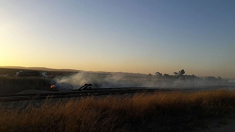שריפה בקרית גת