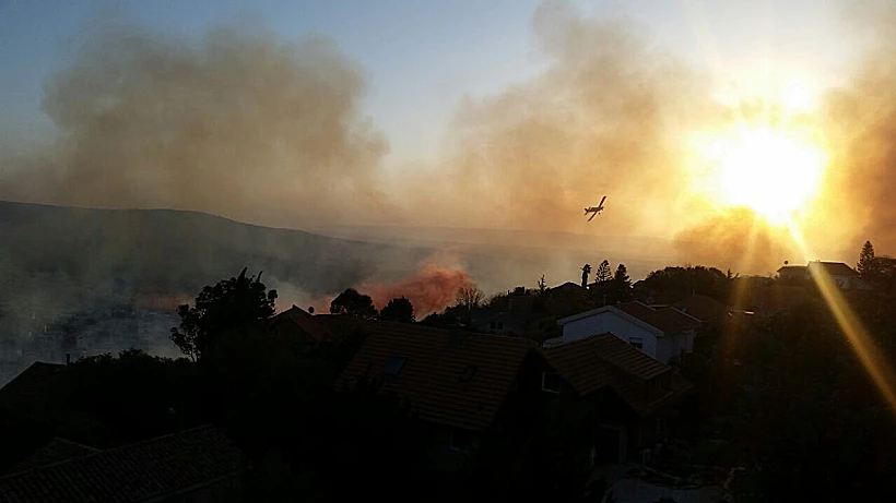 השריפה בגילון