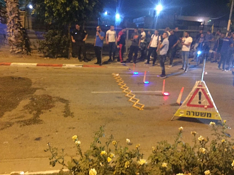 זירת תאונת פגע וברח בטמרה