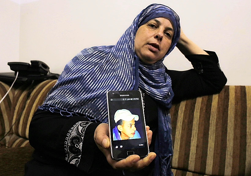 סוהא, אמו של מוחמד אבו חדיר, הנער שגופתו נמצאה היער ירושלים