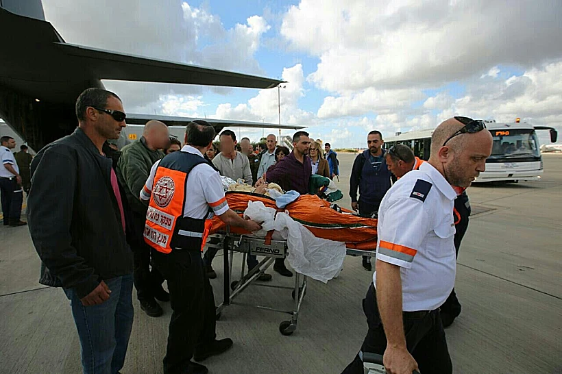 מגן דוד אדום מפנה את הפצועים מהפיגוע בטורקיה שהגיעו לארץ