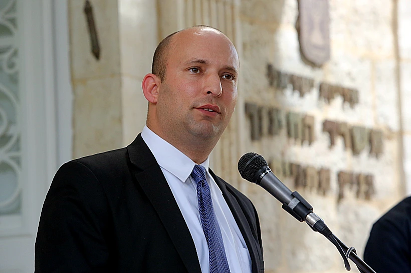 שר החינוך, נפתלי בנט, בטקס כניסתו לתפקיד