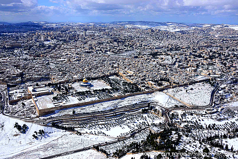 שלג בירושלים