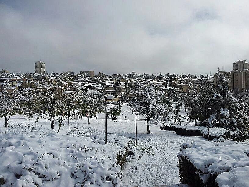 שלג בירושלים