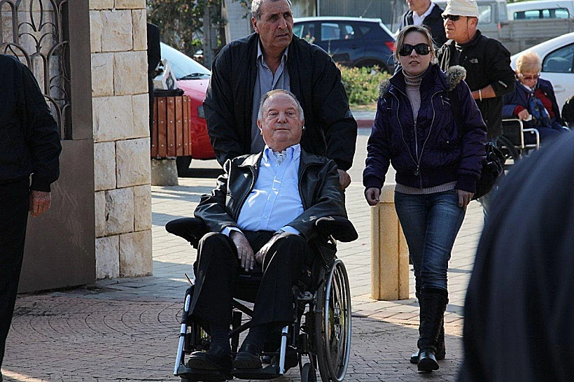 אביבה אבידן בהלווייתה של יפה ירקוני