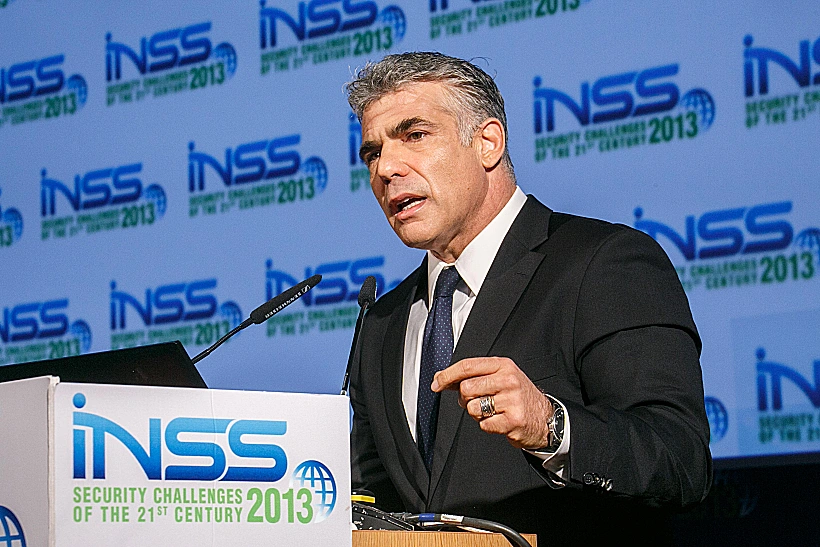 שר האוצר, יאיר לפיד, בכנס INSS