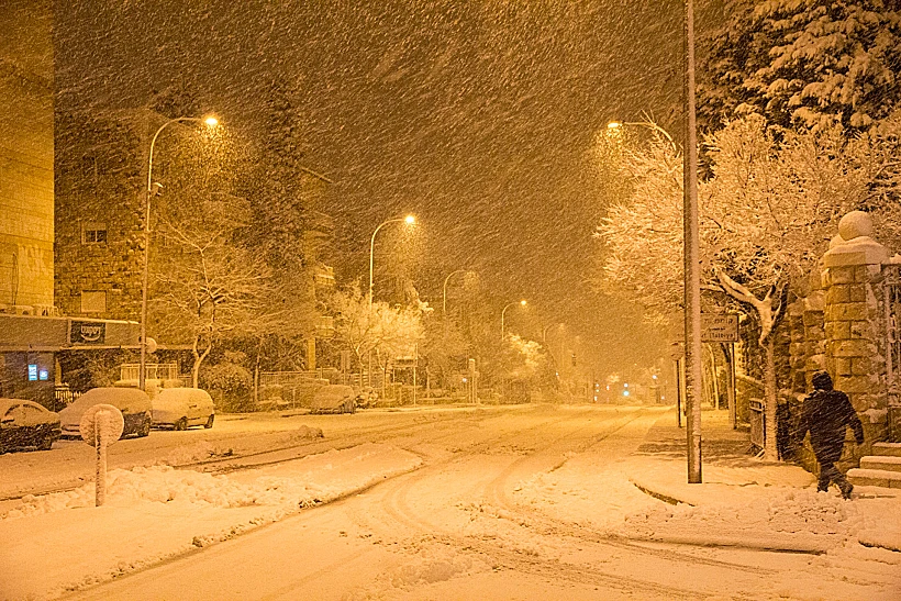 שלג בירושלים