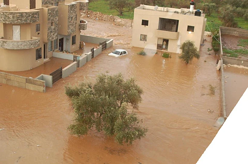 חורף והצפות בטייבה