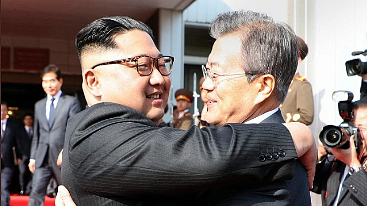 הפגישה בין מנהיגי הקוריאות