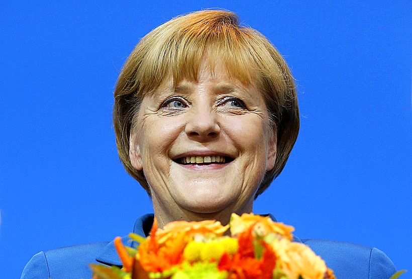 קנצלרית גרמניה, אנגלה מרקל, לאחר ניצחונה בבחירות