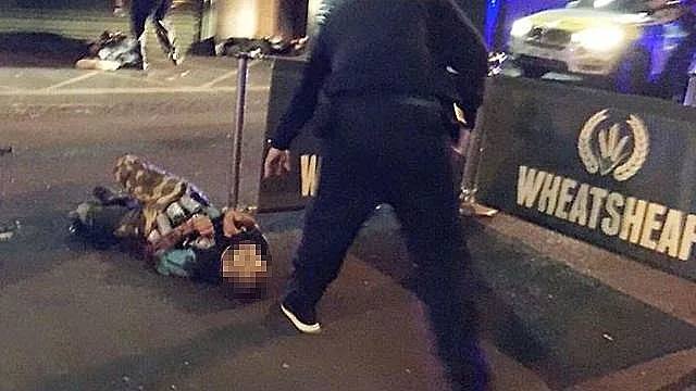 מחבל שנמצא בזירת הפיגוע בלונדון עם חגורת דמה