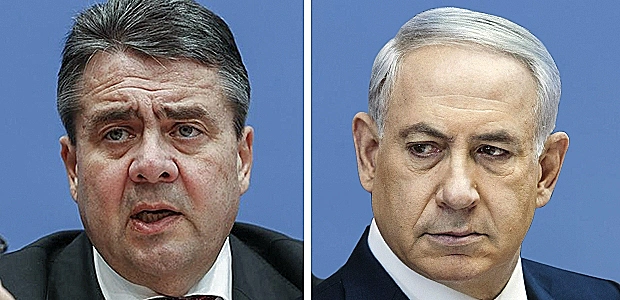 ראש הממשלה בנימין נתניהו ושר החוץ של גרמניה זיגמר גבריאל